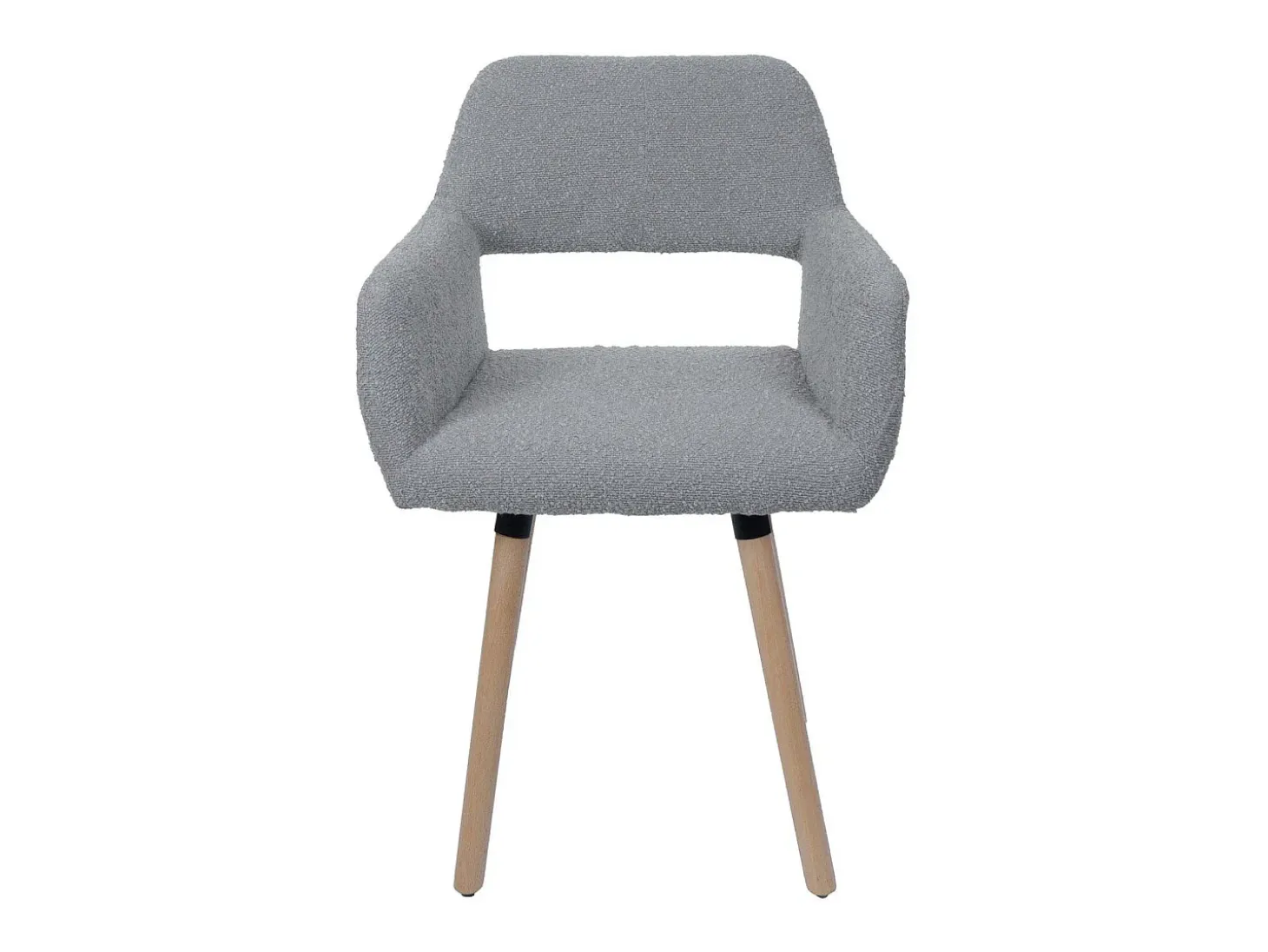 Silla de comedor MCW-A50 II (juego de 6), gris