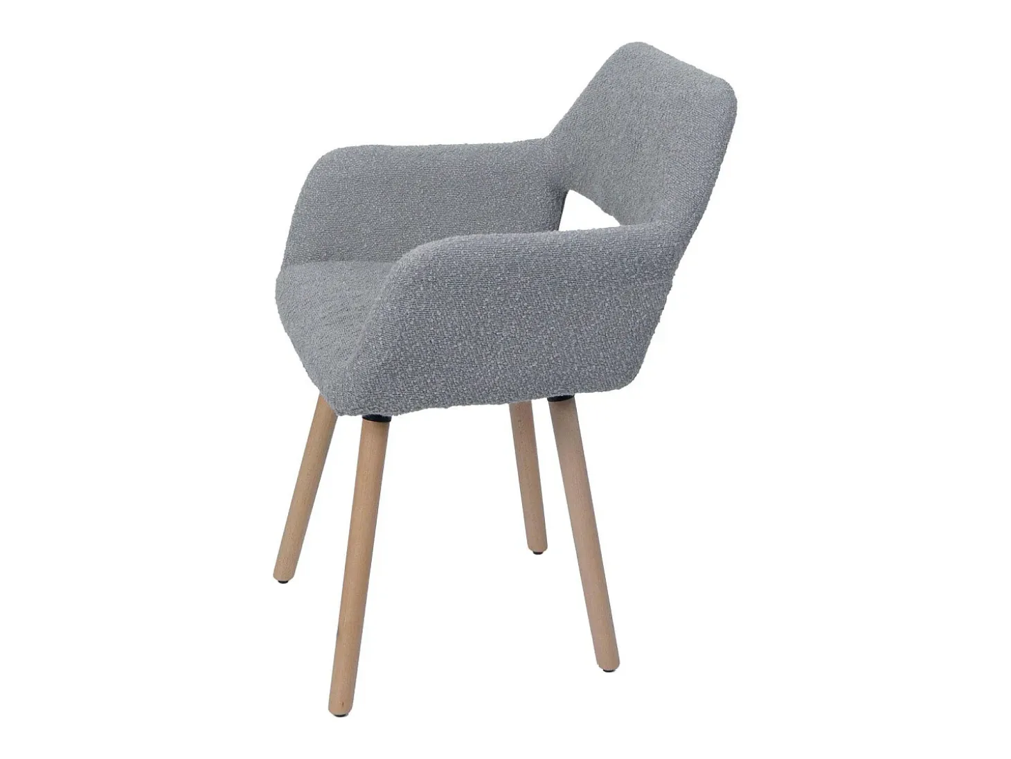 Silla de comedor MCW-A50 II (juego de 6), gris