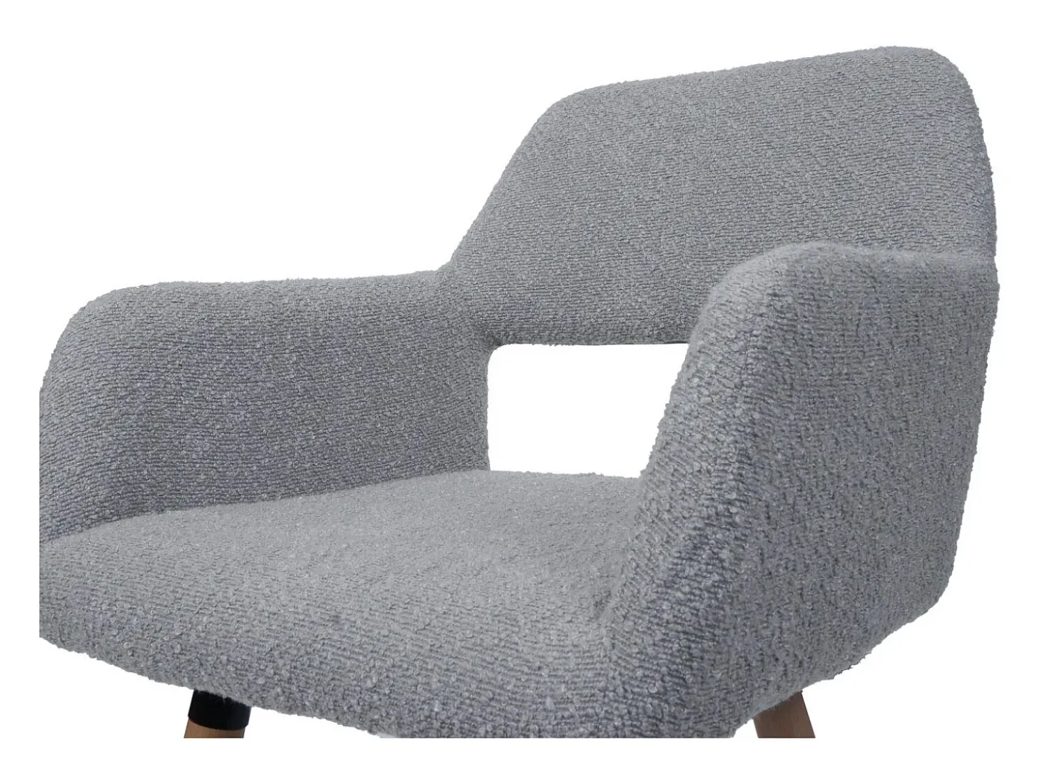 Silla de comedor MCW-A50 II (juego de 6), gris