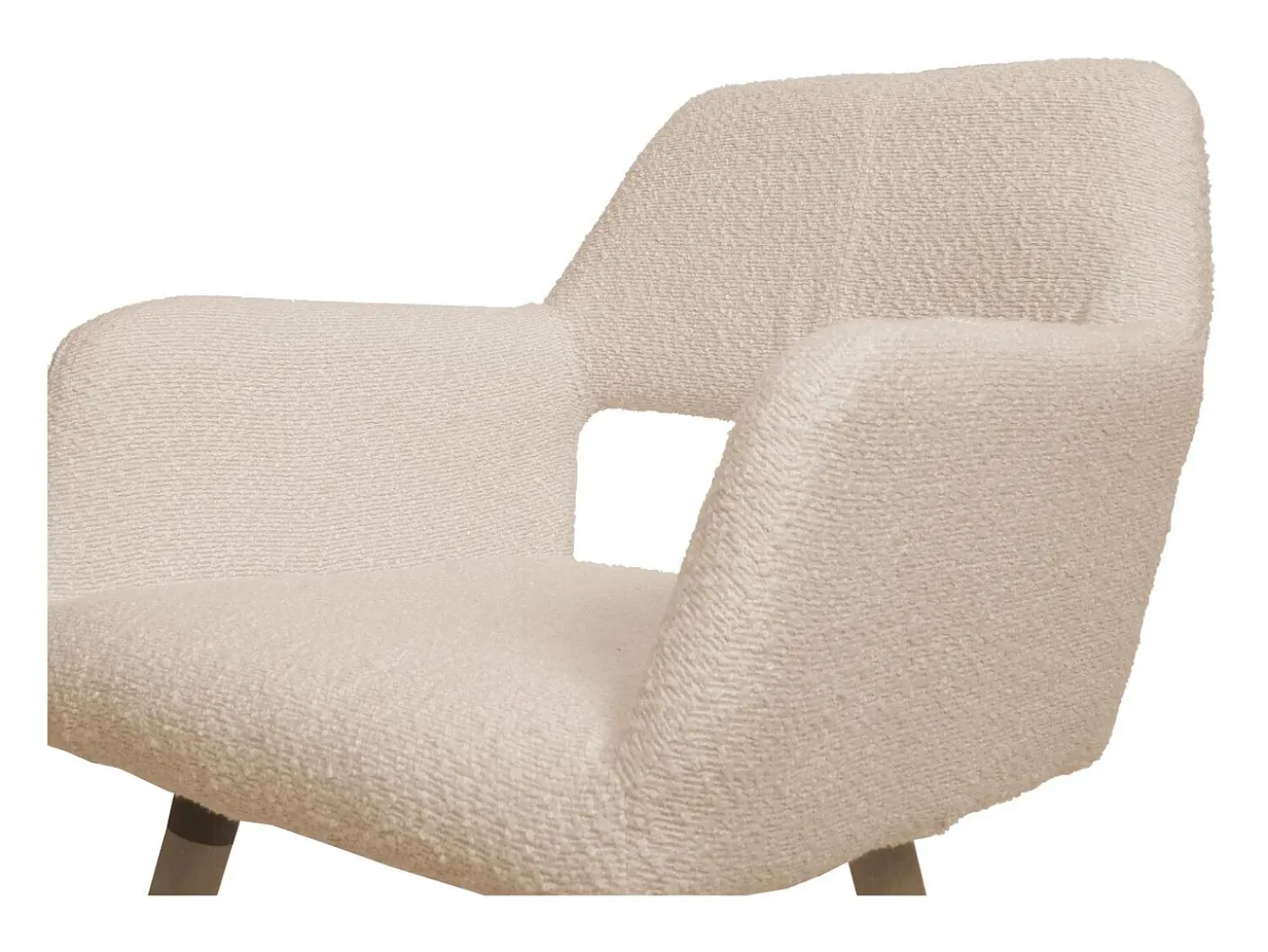 Silla de comedor MCW-A50 II, beige