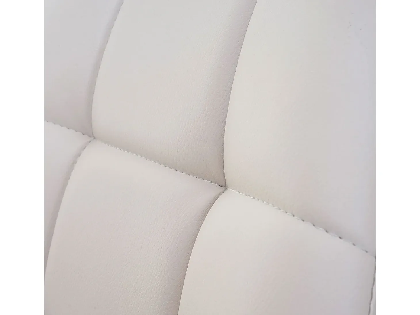 Silla de comedor MCW-A60 (juego de 6), polipiel crema