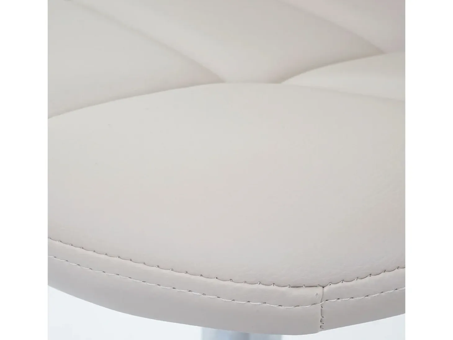 Silla de comedor MCW-A60 (juego de 6), polipiel crema