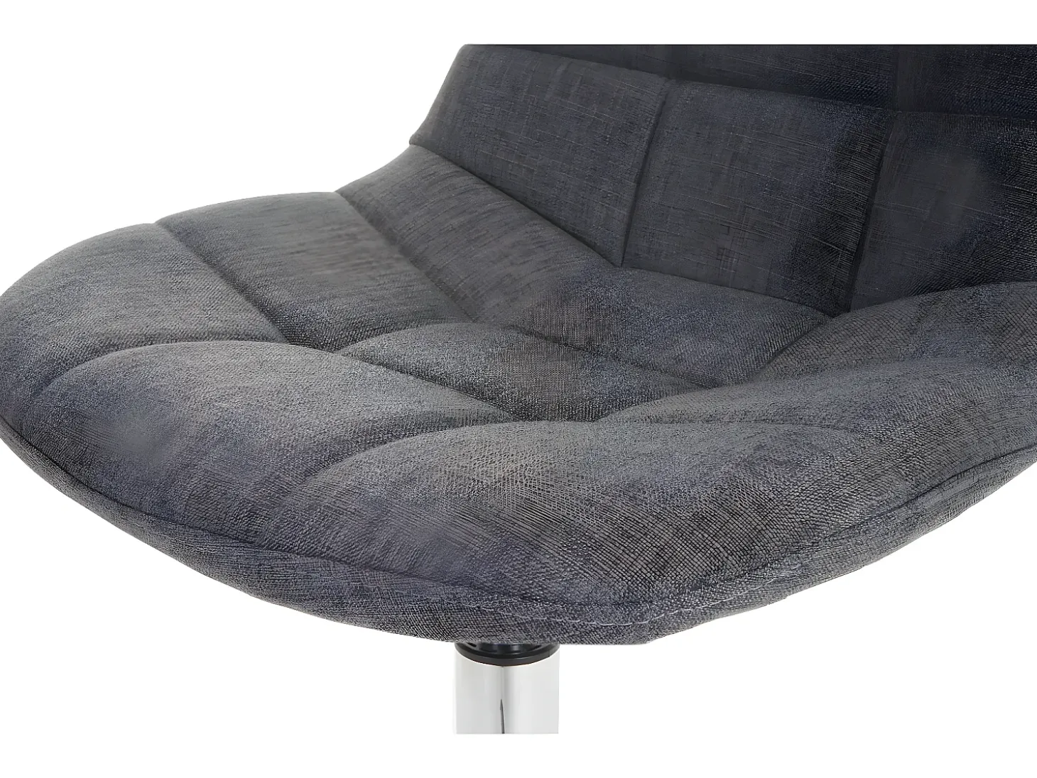 Silla de comedor MCW-A60 (set de 2), textil gris claro