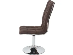 Silla de comedor MCW-C41 (set de 2), vintage marrón oscuro