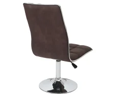 Silla de comedor MCW-C41 (set de 2), vintage marrón oscuro
