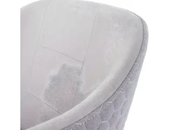 Silla de comedor MCW-D71, gris-gris claro