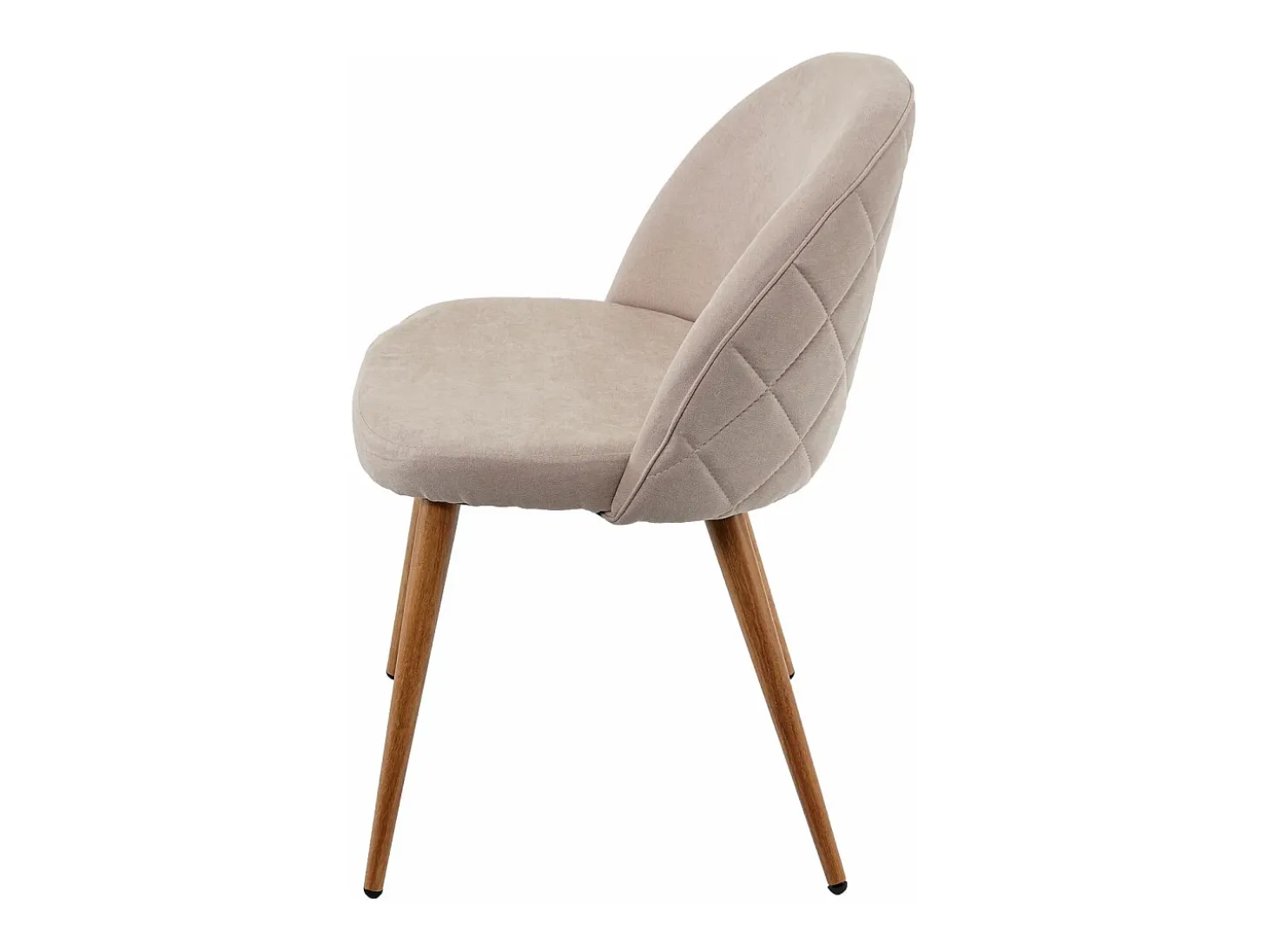 Silla de comedor MCW-D53 (juego de 4), beige