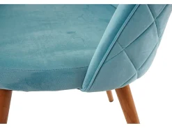 Silla de comedor MCW-D53 (juego de 4), turquesa