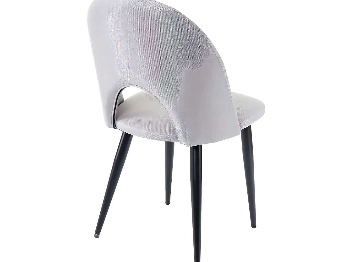 Silla de comedor MCW-D73 (juego de 4), gris