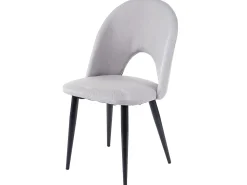 Silla de comedor MCW-D73 (juego de 4), gris
