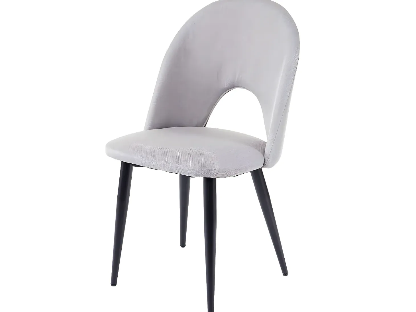 Silla de comedor MCW-D73 (juego de 4), gris
