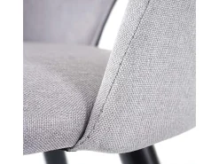 Silla de comedor MCW-D73 (juego de 4), gris
