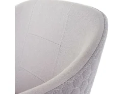 Silla de comedor MCW-D71 (set de 2), gris claro