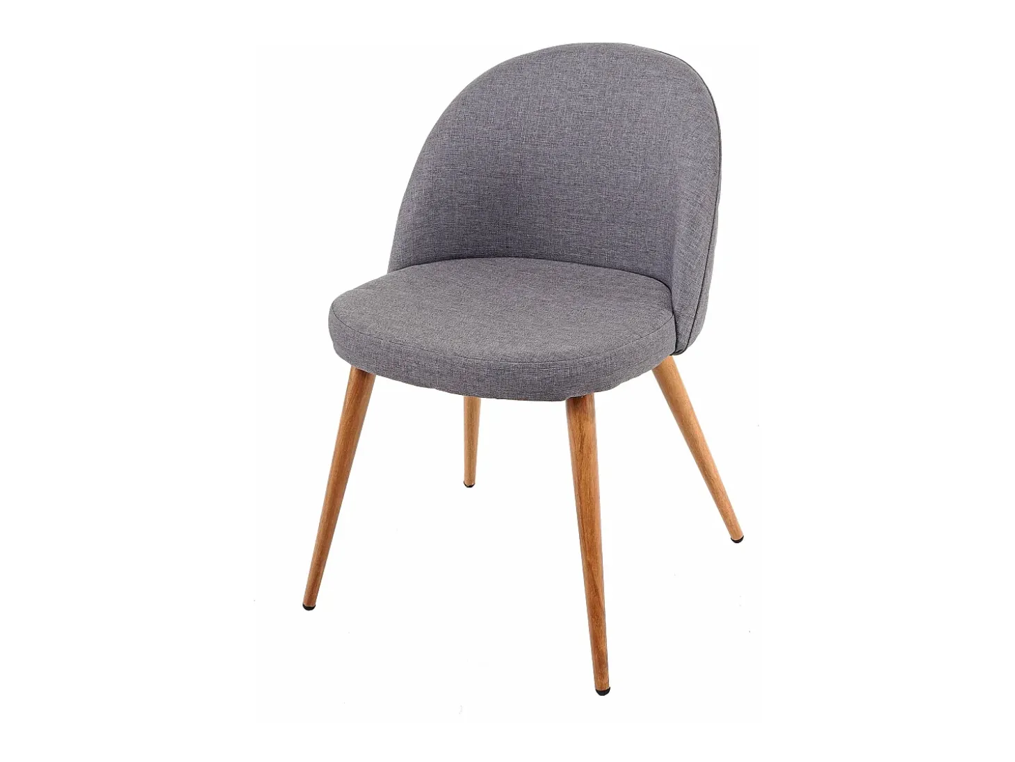 Silla de comedor MCW-D53 (set de 2), gris oscuro