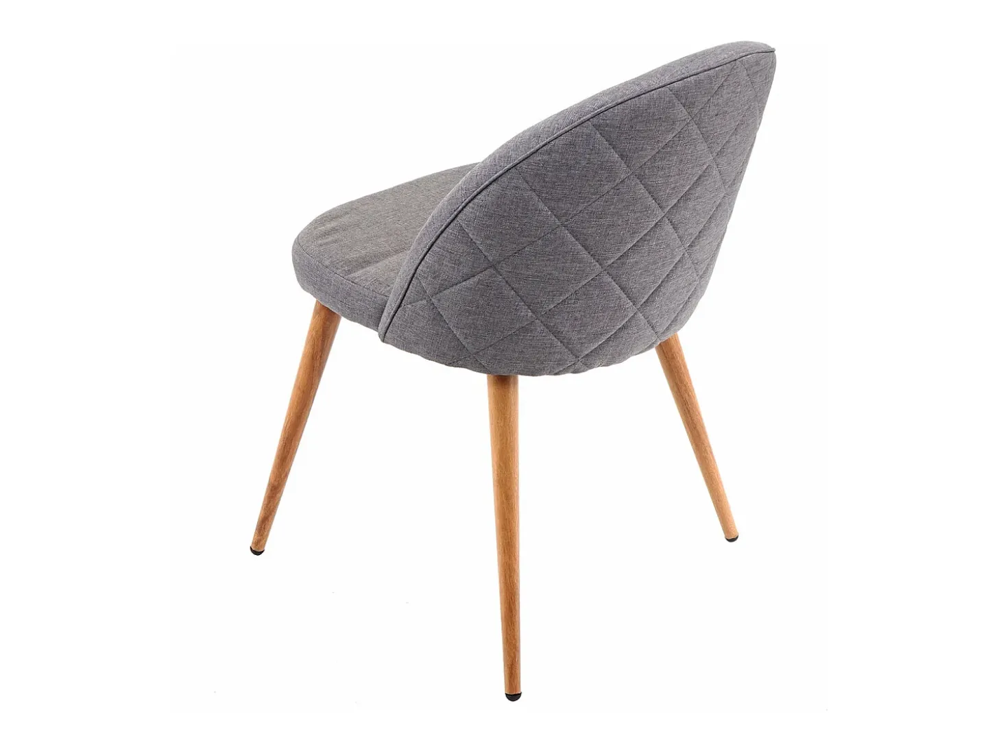 Silla de comedor MCW-D53 (set de 2), gris oscuro