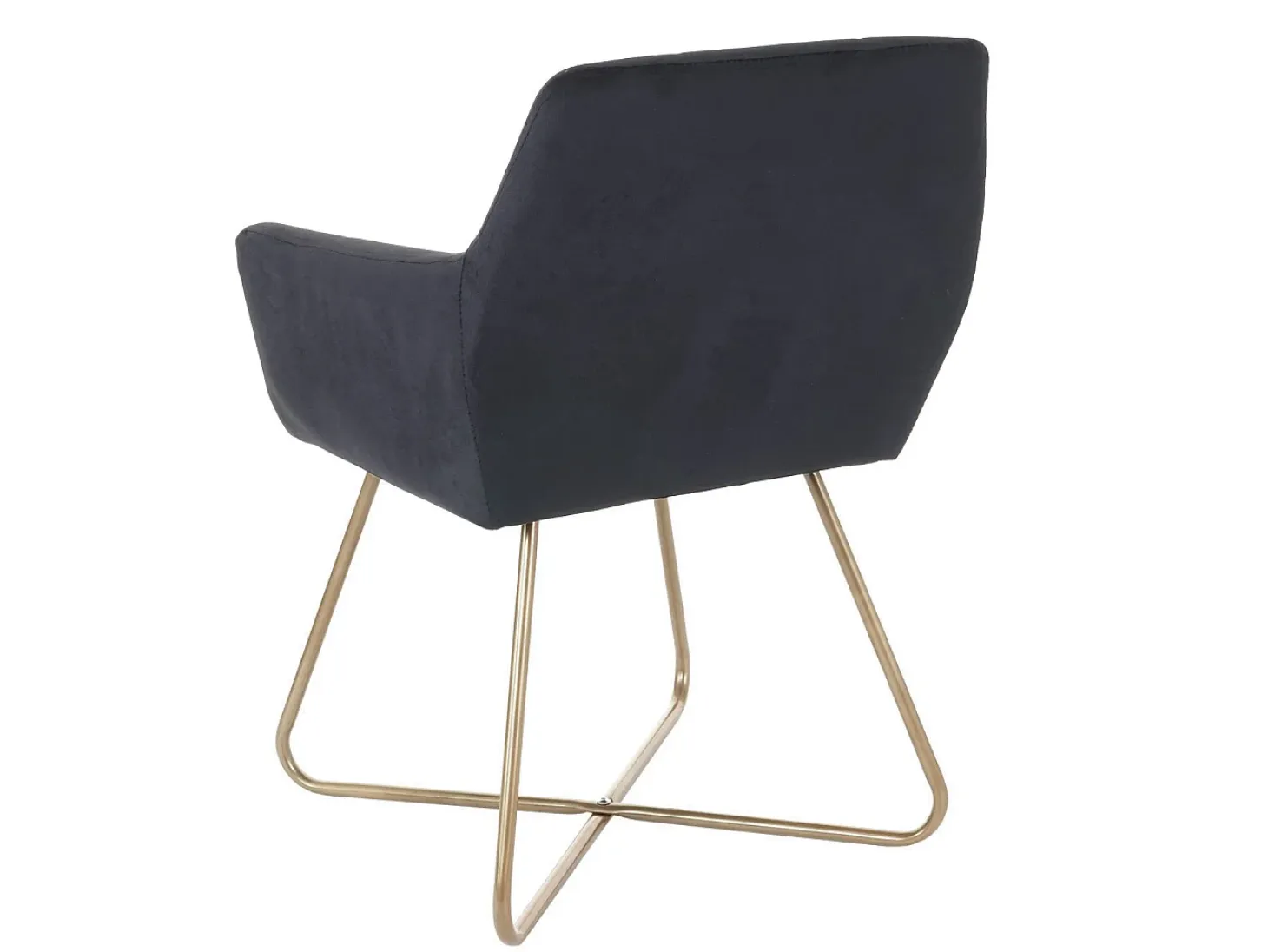 Silla de comedor MCW-F37 (juego de 6), negro