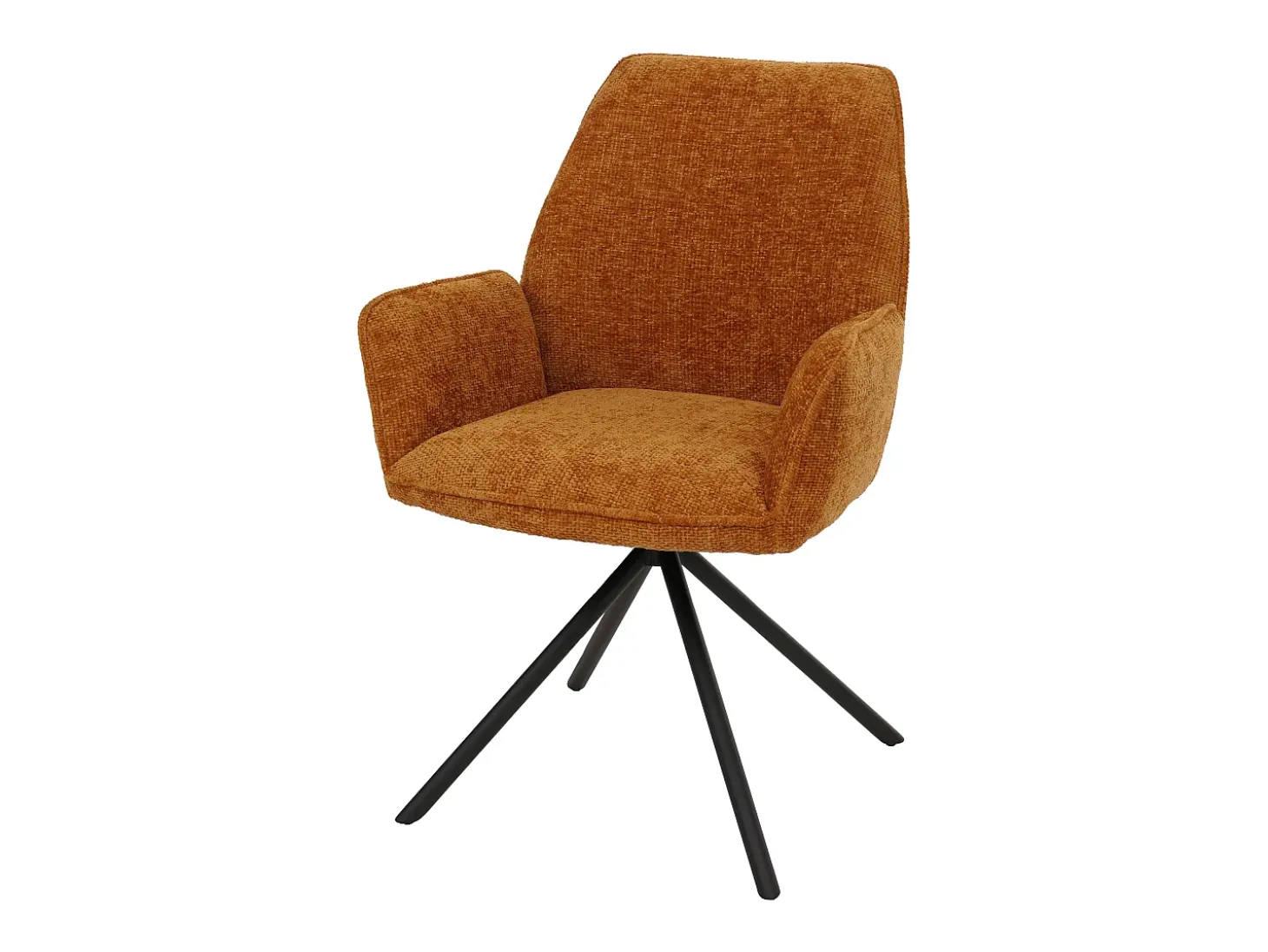 Silla de comedor MCW-G67, amarillo mostaza