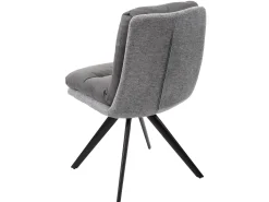 Silla de comedor MCW-G66, gris-gris claro
