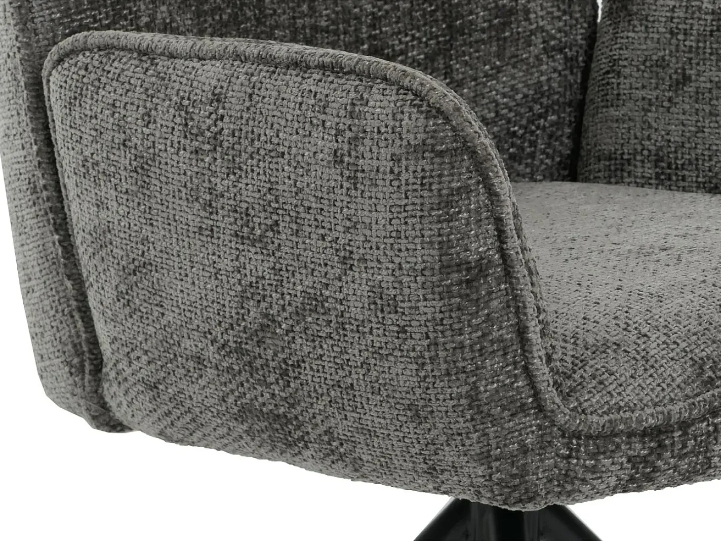 Silla de comedor MCW-G67, gris oscuro