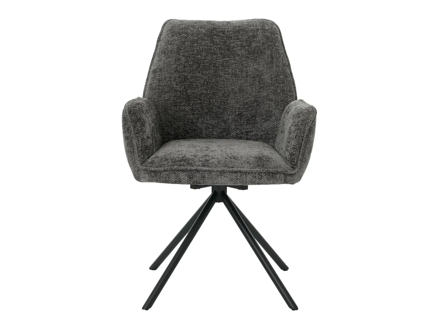Silla de comedor MCW-G67, gris oscuro