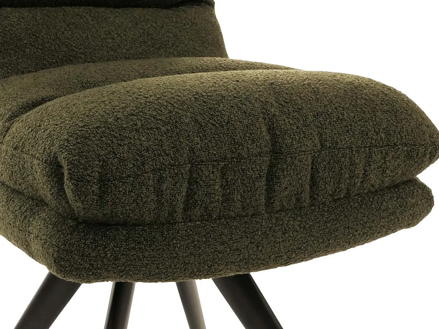 Silla de comedor MCW-G66 Bouclé, verde