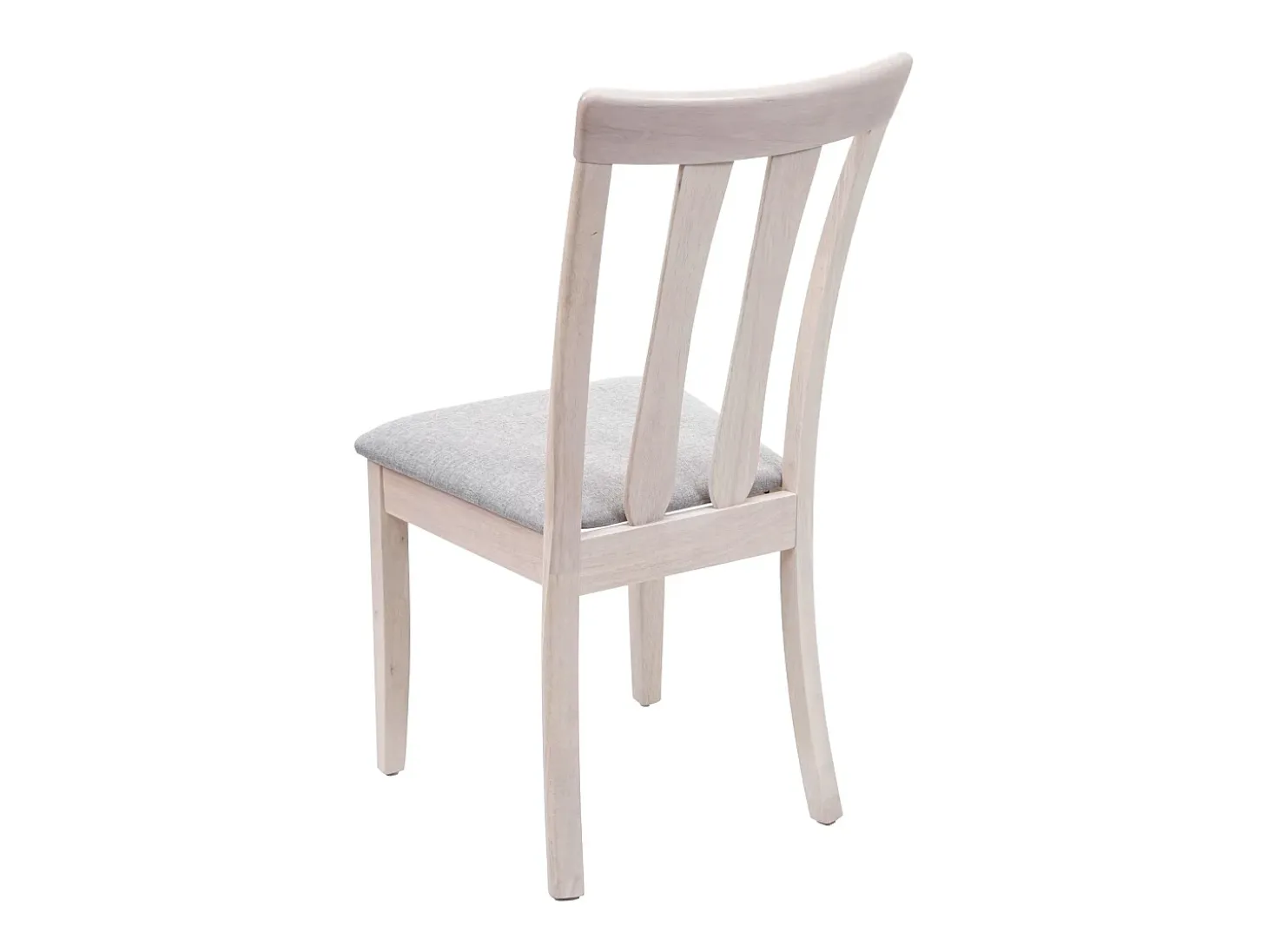 Silla de comedor MCW-G46 (juego de 6), estructura clara, gris