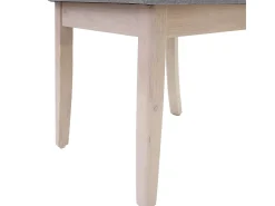 Silla de comedor MCW-G46 (juego de 6), estructura clara, gris