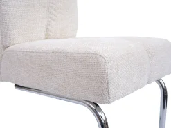 Silla de comedor MCW-G56 (juego de 2), crema