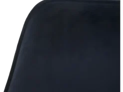 Silla de comedor MCW-G67 (juego de 6), azul antracita, acero inoxidable