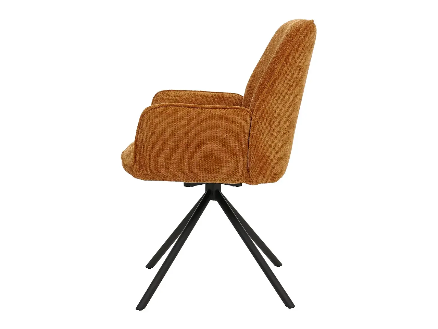 Silla de comedor MCW-G67 (juego de 6), amarillo mostaza