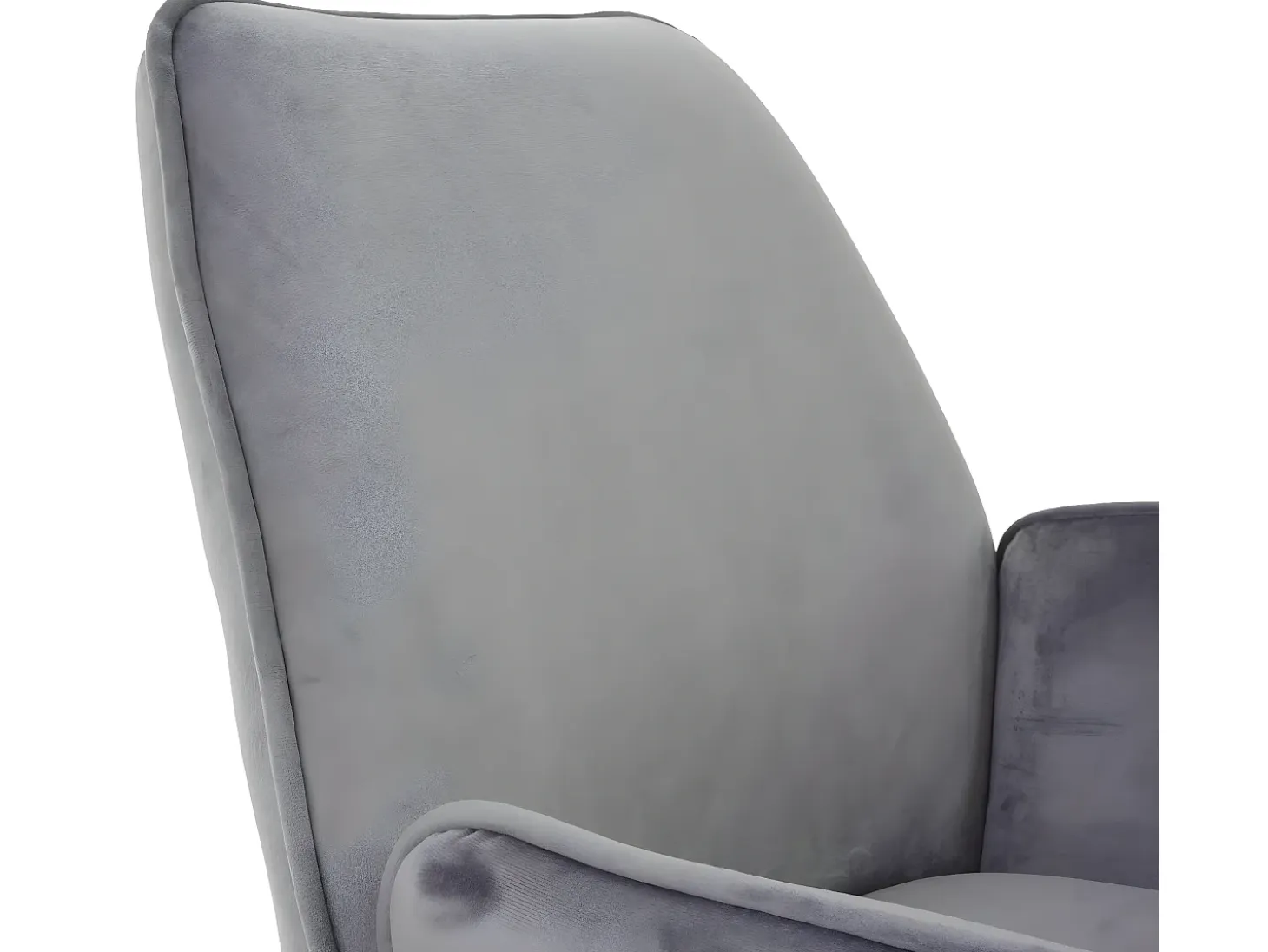 Silla de comedor MCW-G67 (juego de 6), gris oscuro, acero inoxidable