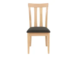 Silla de comedor MCW-G46 (juego de 2), estructura en color natural, negro