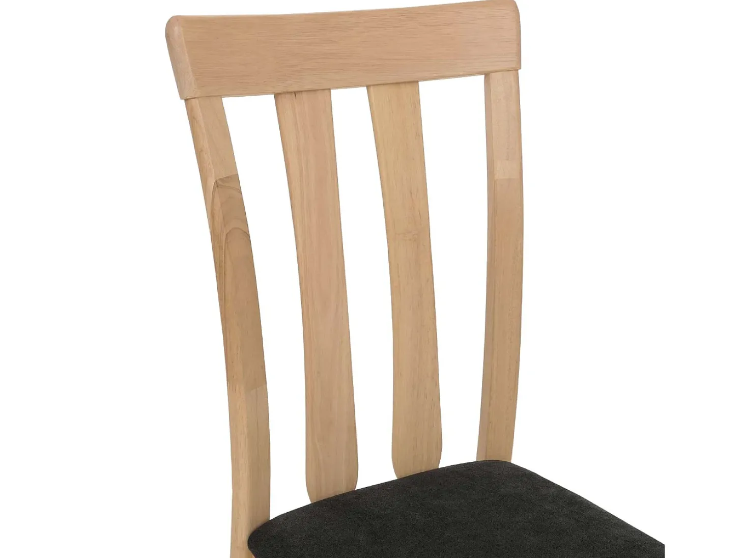 Silla de comedor MCW-G46 (juego de 2), estructura en color natural, negro