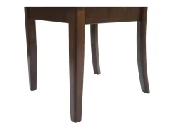 Silla de comedor MCW-G46 (juego de 2), estructura oscura, naranja