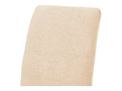 Silla de comedor MCW-G55 (set de 2), crema