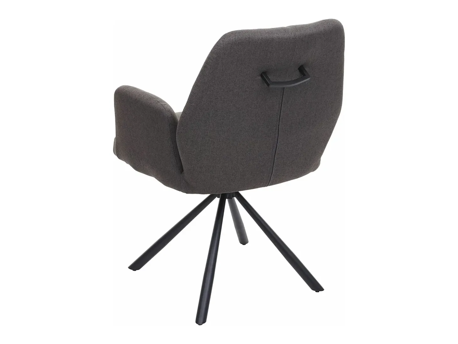 Silla de comedor MCW-H71, gris-marrón