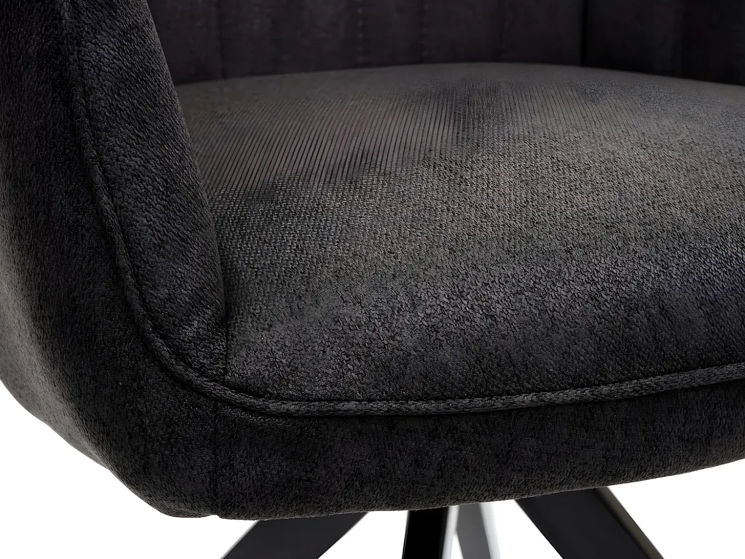 Silla de comedor MCW-H73, gris-marrón