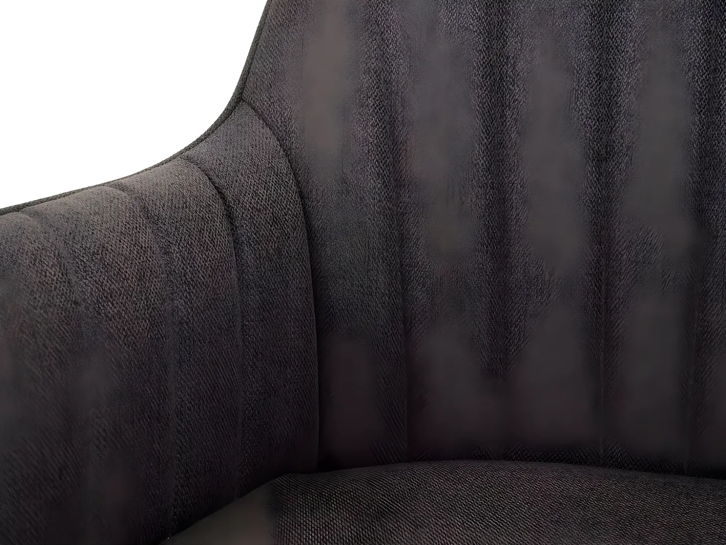 Silla de comedor MCW-H73, gris-marrón
