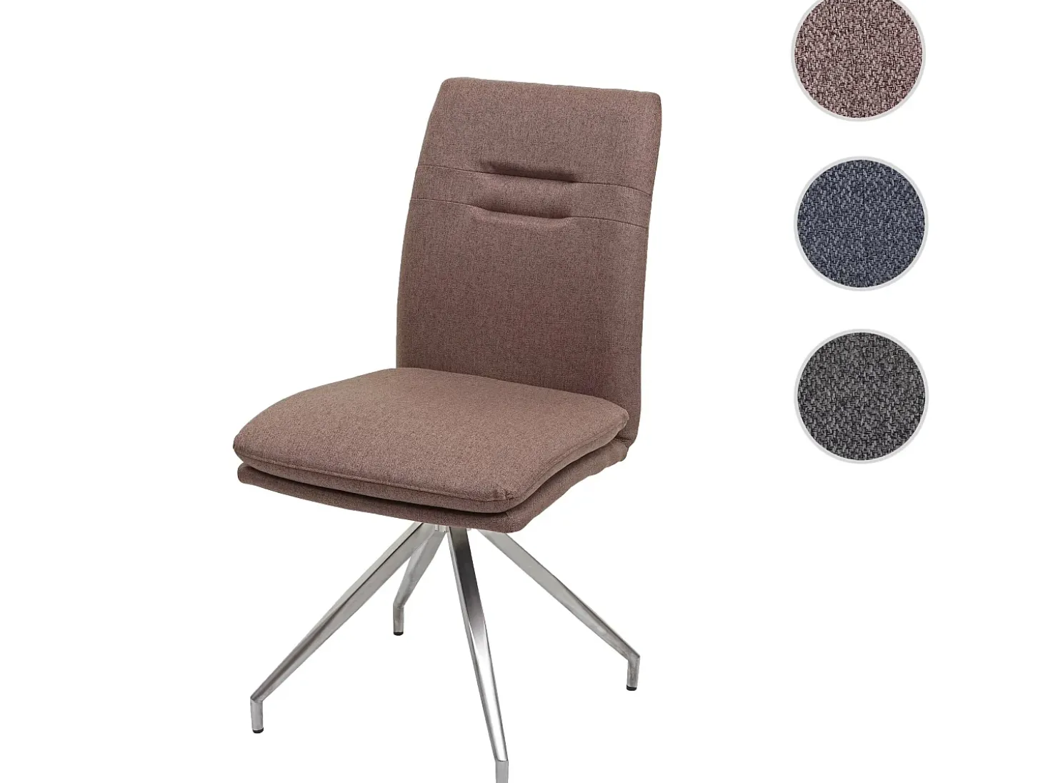 Silla de comedor MCW-H70, marrón