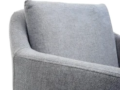Silla de comedor MCW-H93 (juego de 6), tela/textil gris claro