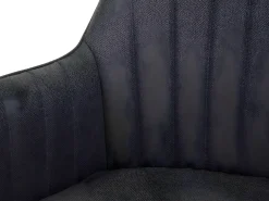 Silla de comedor MCW-H73 (juego de 6), gris oscuro