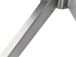 Silla de comedor MCW-H70 (set de 2), gris-marrón