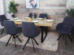 Silla de comedor MCW-J69, antracita