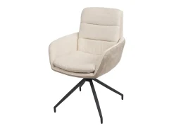 Silla de comedor MCW-K32, crema-beige