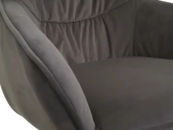 Silla de comedor MCW-K28 (juego de 6), tela/textil marrón