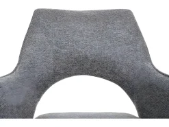 Silla de comedor MCW-K30 (juego de 6), gris-gris oscuro