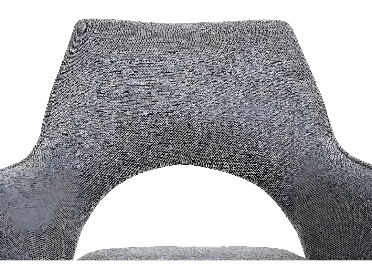 Silla de comedor MCW-K30 (juego de 6), gris-gris oscuro