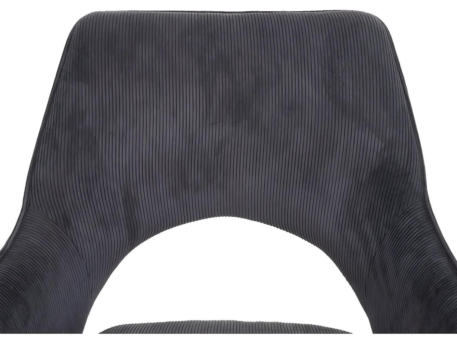 Silla de comedor MCW-K30 (juego de 6), pana gris oscuro