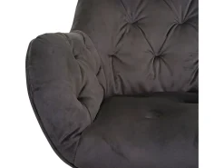 Silla de comedor MCW-K26 (juego de 6), terciopelo, marrón claro