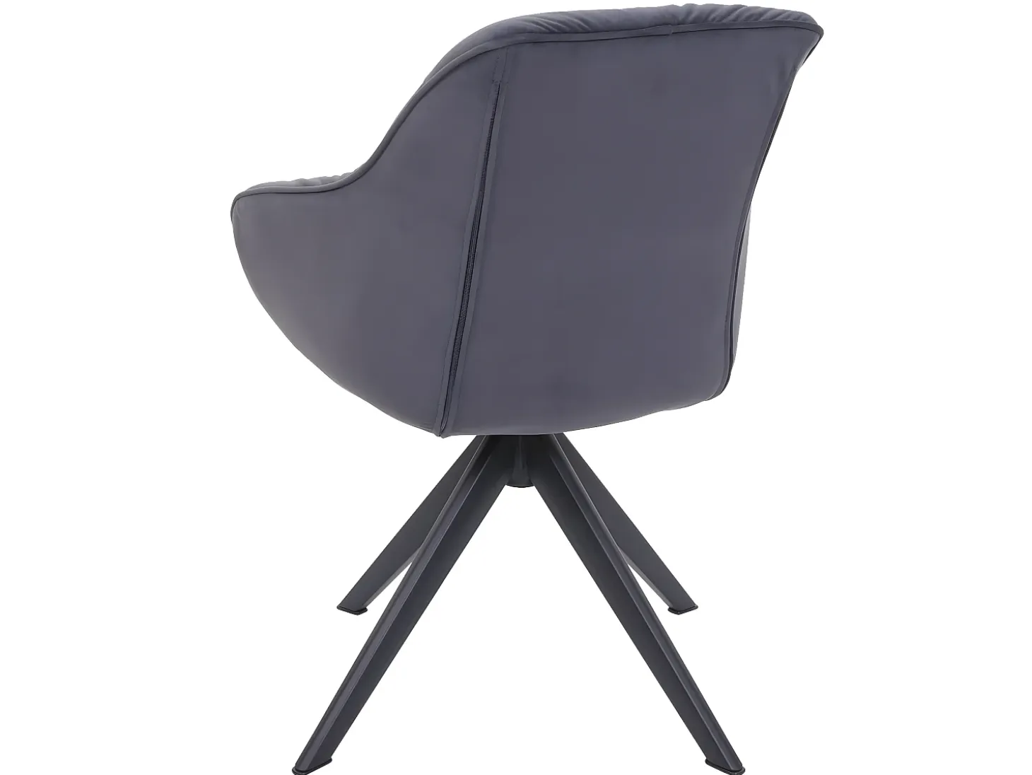 Silla de comedor MCW-K28 (juego de 6), tela/textil gris